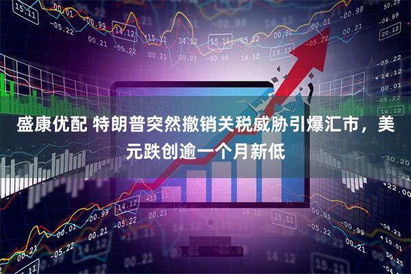 盛康优配 特朗普突然撤销关税威胁引爆汇市，美元跌创逾一个月新低