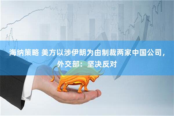 海纳策略 美方以涉伊朗为由制裁两家中国公司，外交部：坚决反对